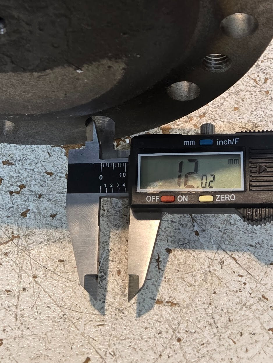 Driveshaft 18 1/2" Length 7 3/8" Hub Diameter 2 3/4" Shaft Diameter