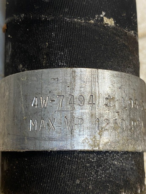 HOSE FOR CATERPILLAR 4W-7494 HEAVY DUTY COOLANT BYPASS HOSE 12" LONG