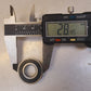10 Quantity of Pacamor Single Row Ball Bearings R8V (10 Qty)
