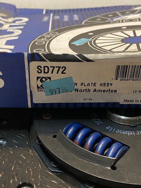 Sachs SD772 Clutch Friction Disc 1861931034 | 29mm Bore 9-3/8" Dia.