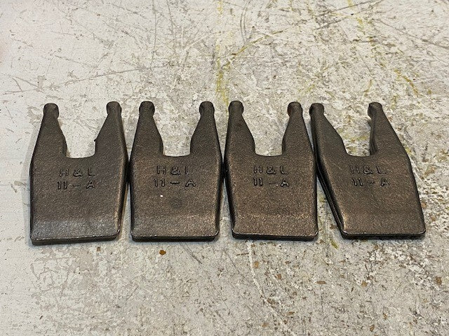 4 Quantity of H&L 11-A Auger Teeth 4-1/2" x 1-3/4" (4 Quantity)