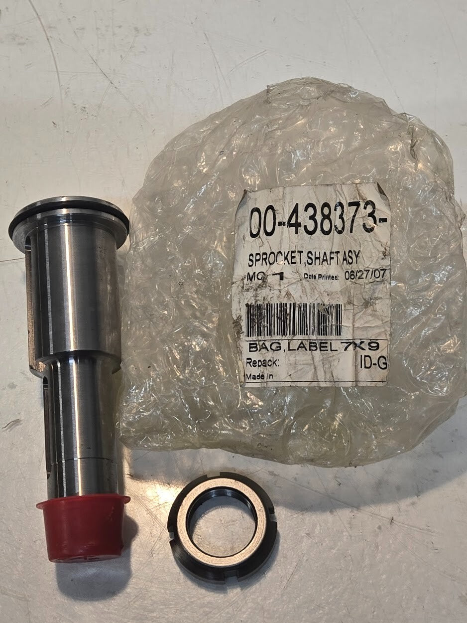 Sprocket Shaft Assembly 00-438373 for Hobart | 5" Long 24.5 mm Thread Diameter