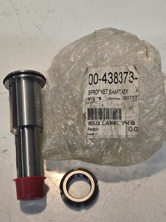 Sprocket Shaft Assembly 00-438373 for Hobart | 5" Long 24.5 mm Thread Diameter