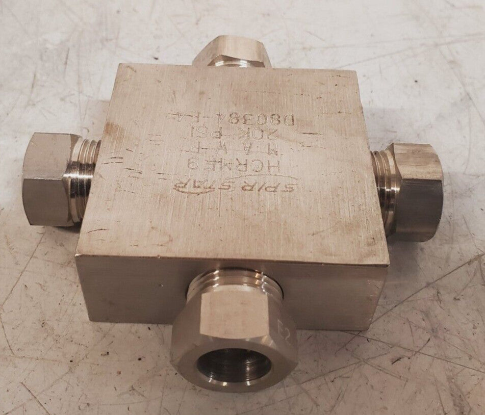 Spir Star Medium-Pressure Female Cross HCRMF9 | MAWP 20K PSI D80384-E4