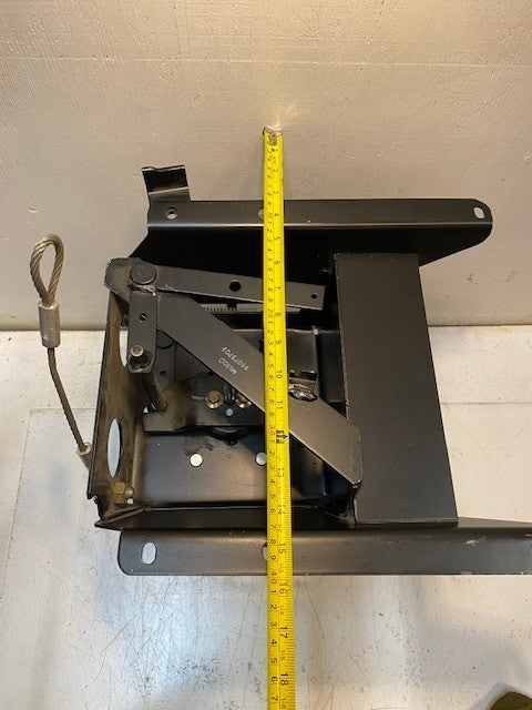Milsco 08073702 Seat Swivel Bass | 17" Tall 15-3/4" Wide 13-1/2" Deep