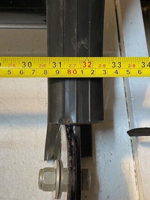 Hobrecht Nudge Bar 19-1/2" H 21-1/2" D 32-1/2" W 76mm Thick 30" Long Laying Down