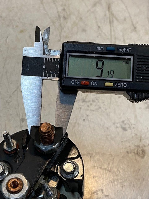 Solenoid 7-575 | 12V | 4-3/4" Tall 60mm OD 9mm Thread 4mm Thread