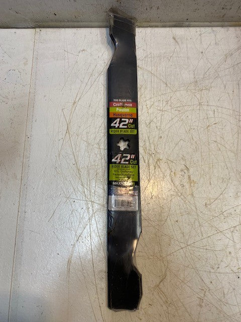 Pack of 2 Maxpower 561713 Husqvarna Craftsman Poulan 42" Rider Mower Blades