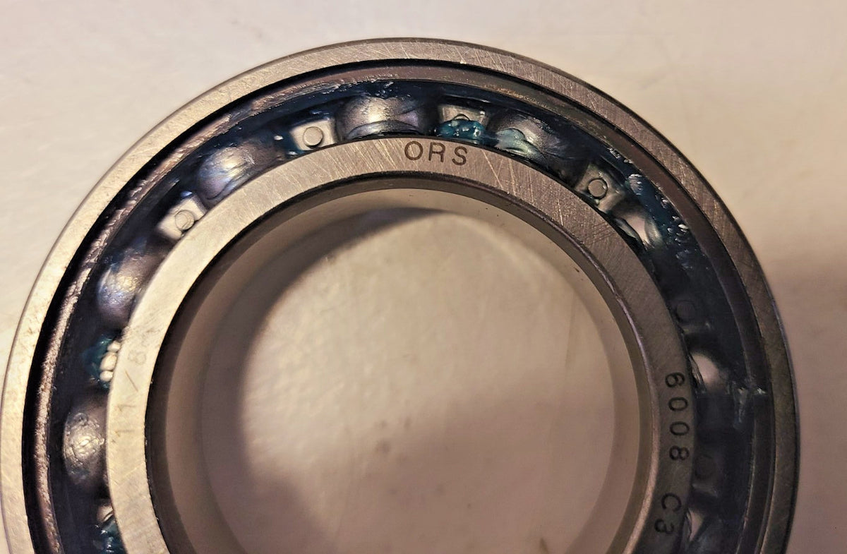 2 Quantity of ORS Deep Groove Ball Bearings 6008 RSR | 6008 C3 (2 Qty)