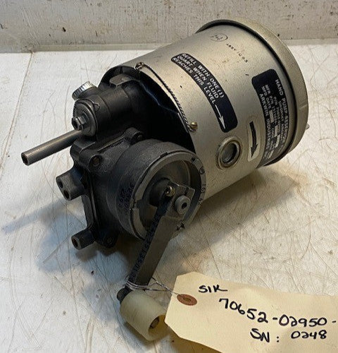 Sikorsky Aircraft Hydraulic Hand Pump Reservoir Fill 70652-02950-105