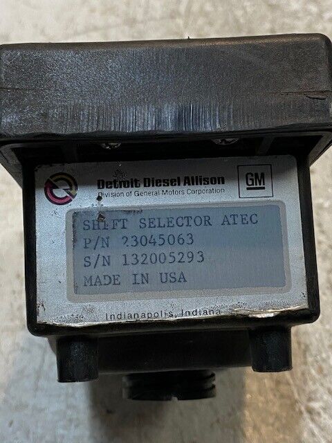 Detroit Diesel Allison Shift Selector 23045063