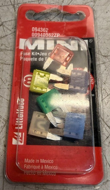 5 Quantity 8-Pack Littelfuse Mini 32v Fuse Assortment Packs 00940362ZP