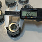 8 Qty of DMC Hex Flange Lug Nuts 14mm ID Thread 41mm OD 28mm Hex Dia. (8 Qty)