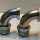 2 Qty of Hydraulic Split Flange 90 Degree Elbow Fittings 6" H 45mm ID (2 Qty)