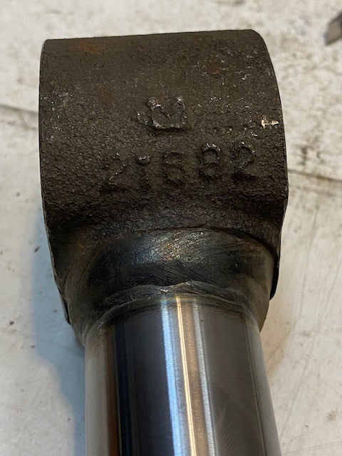 Hydraulic Cylinder Rod 21692 | 16-1/2" Long 25mm Thread 38mm Shaft 41mm Bore