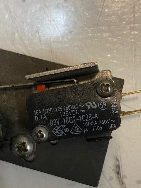 2 Quantity of Turbo Chef Door Switch Assemblies w/ One D3V-16G2-1C25-K (2 Qty)