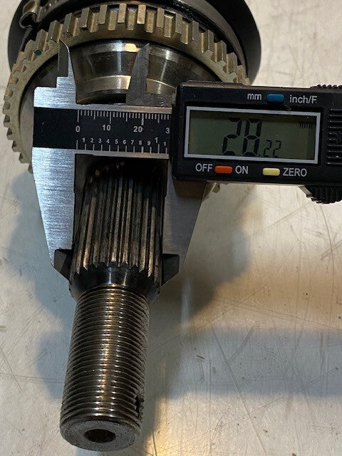 3 Quantity of Axle Shafts GKN-CEL 2F28F0 | 24-1/2" L 27mm End 25-Spline (3 Qty)