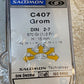 Salomon Technology C407 DIN 2-7 H:15mm Grom Youth Junior Ski Bindings ISO 9462