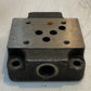 Vickers Hydraulic Valve Block Subplate 4-1/2" x 4" x 1-1/2" 17mm Bore