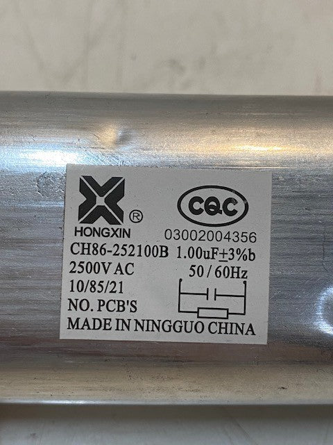 Hongxin Oval Capacitor CH86-252100B 2500V AC 50/60Hz
