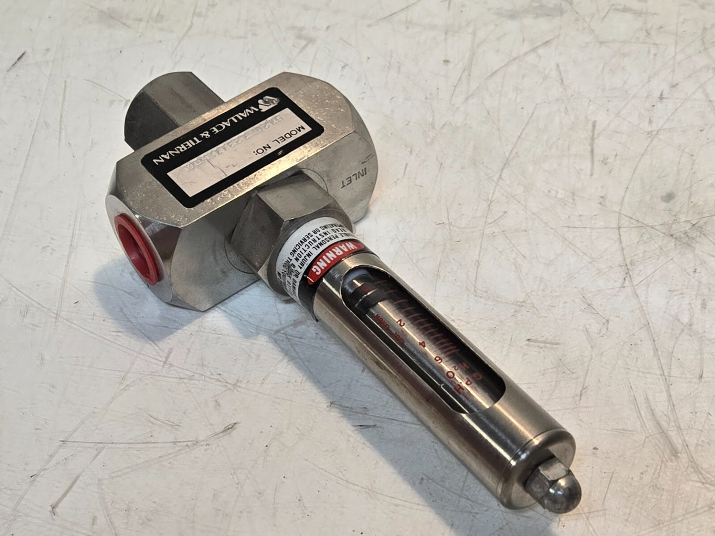 Wallace & Tiernan Armored Purge Meter 5120M12311XXLX | 6 GPH | 1/2" FPT
