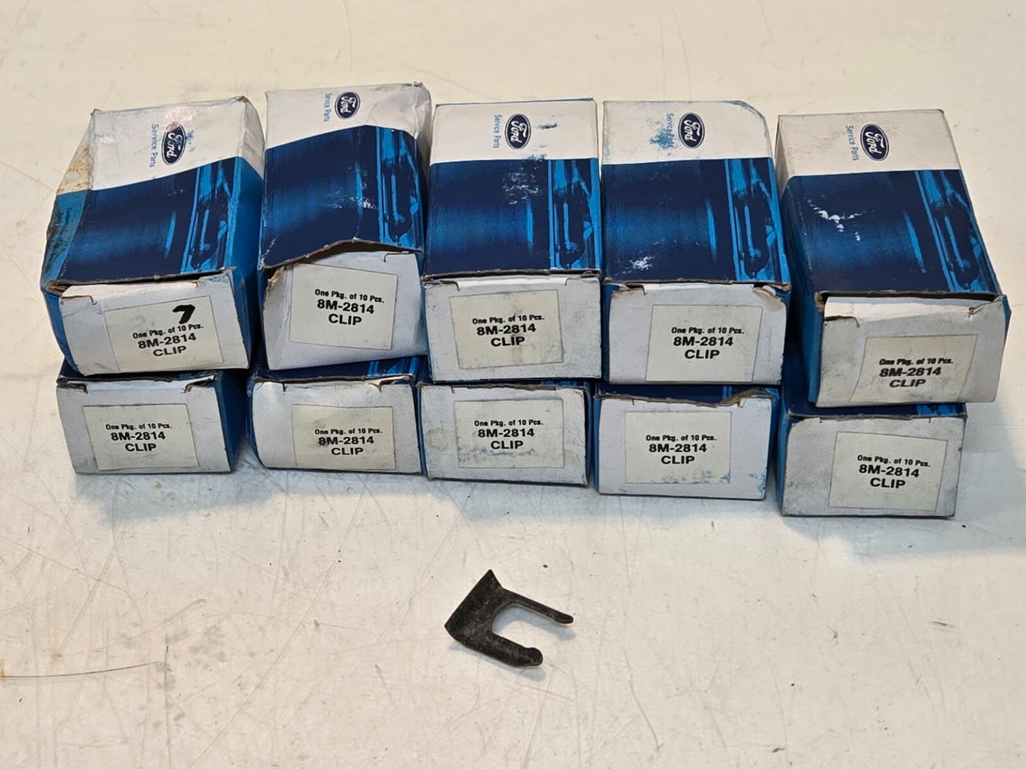 97 Quantity of Ford 8M-2814 Parking Brake Clips for 1949-72 Ford (97 Quantity)