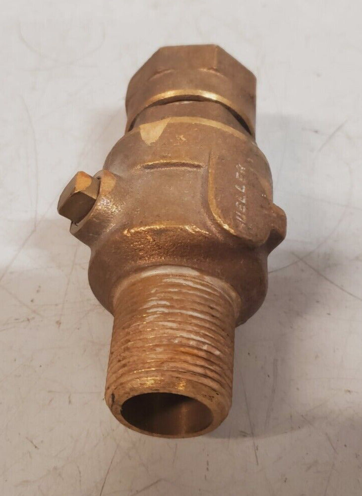 Mueller Valve Compression Cast Brass 1 | HM/JJ