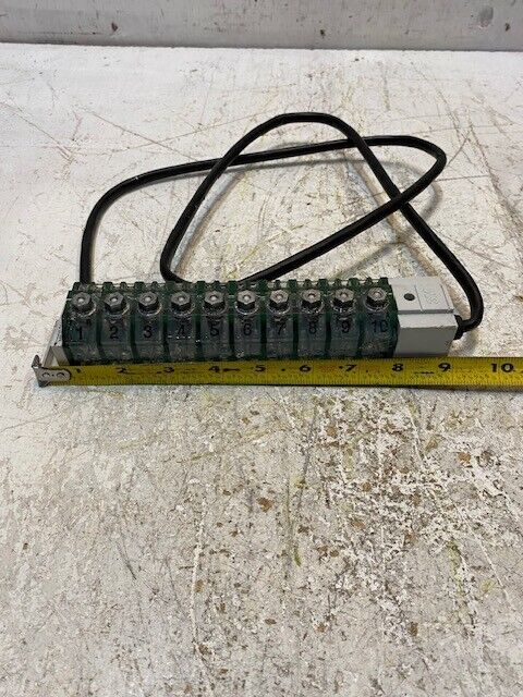 3 Qty of 3M 10 Pr. IDC Terminal Blocks 30" Aircore Cable 80-6113-0734-1 (3 Qty)