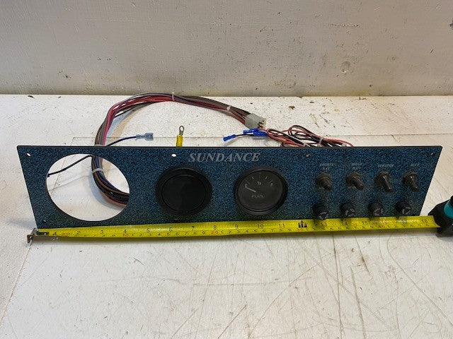 Sundance Boat Gauge Panel 220-01339-P | 210-01432-F | 18" Long