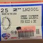 25 Qty. of American Fittings Corp 2" Steel Locknuts LN200L (25 Qty)
