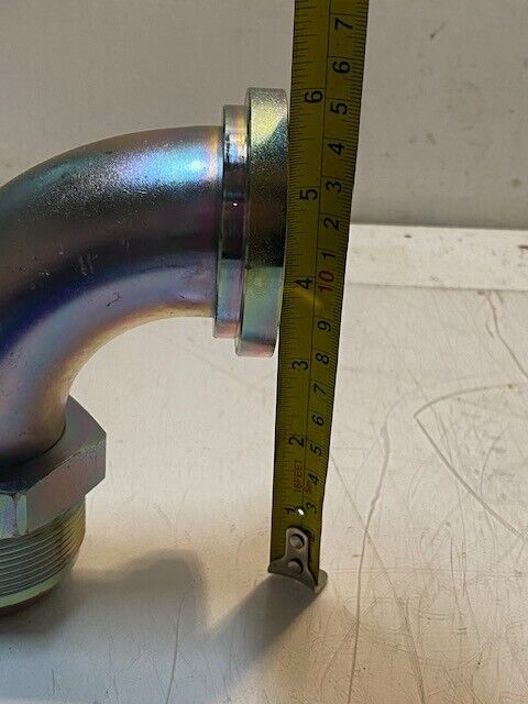 2 Qty of Hydraulic Split Flange 90 Degree Elbow Fittings 6" H 45mm ID (2 Qty)