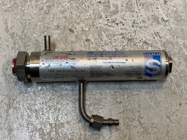 Sentry 7-01137H Thermal Shut-Off Valve CSA-0C14013.5267890 4400Psi