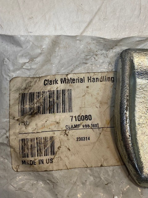 Clark Material Handling Clamp 710080 | APT FF301 | ROK 98A