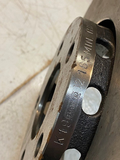 Balo Brake Disc Rotor 5x113mm Bolt Pattern K1902 165 Min Thick