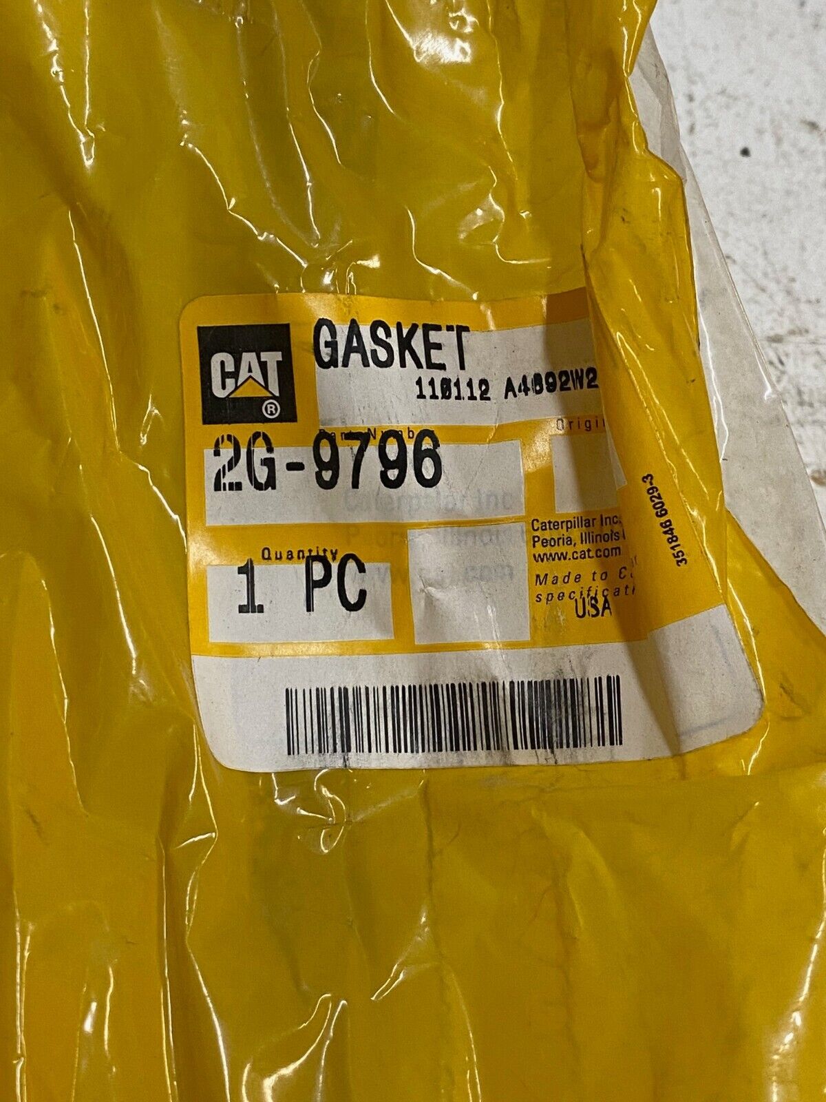 Caterpillar Gasket 2G-9796 CAT