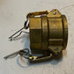 Neco D-200 Cam Lock Coupling 63mm Bore 76mm OD 56mm Thread Bore 67mm Thread OD