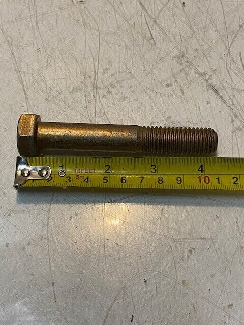12 Quantity of Hex Head Screw Bolts 4-1/4" L 24mm Hex Head 16mm Thread (12 Qty)
