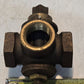 McDonald 150 3-Way Brass Valve 1 in FNPT Ports | Quarter Turn | 1-3/4 in Hex