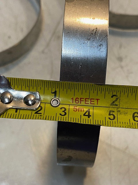 4 Qty of R.G.Ray 130 T-Bolt Hose Clamps | 2437-62 | 4-1/2" Dia. 5" Long (4 Qty)