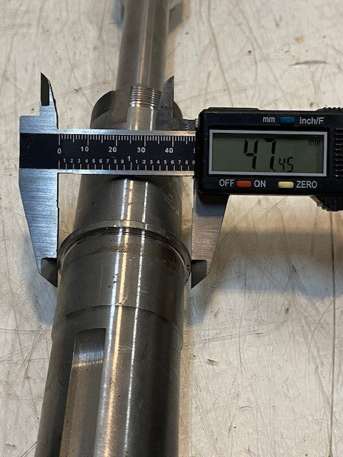 Layshaft Main Shaft 12" Long 10-Spline 38mm 41mm End 47mm OD