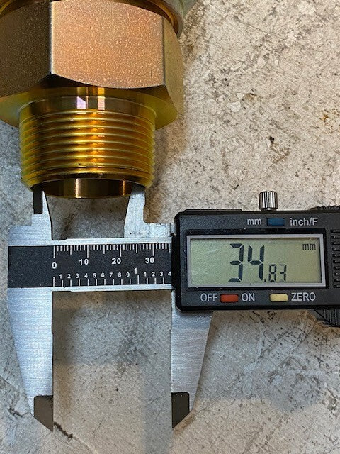 Chicago Fitting Flexible Gas Meter X-Riser XR-27H-20-36-ZDC 40-1/2" Long 60mm OD