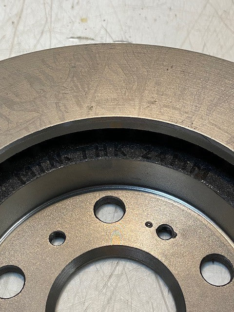 2 Quantity of DL Disc Brake Rotor MIN THK 24MM 3286 | 54mm Bore 5x100mm (2 Qty)