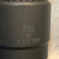 FSS Barrel Strainer with Foot Valve 1-1/2 NH 5-1/2" Tall 47mm ID
