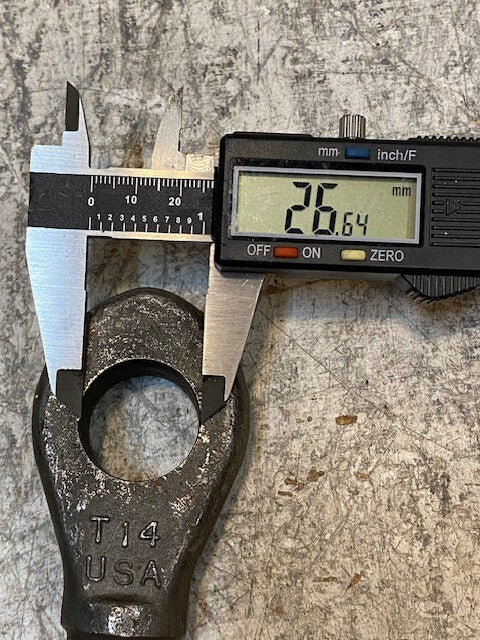 Closed Swage Socket T14 | 7" Long 27mm Bore 12mm ID 25mm OD