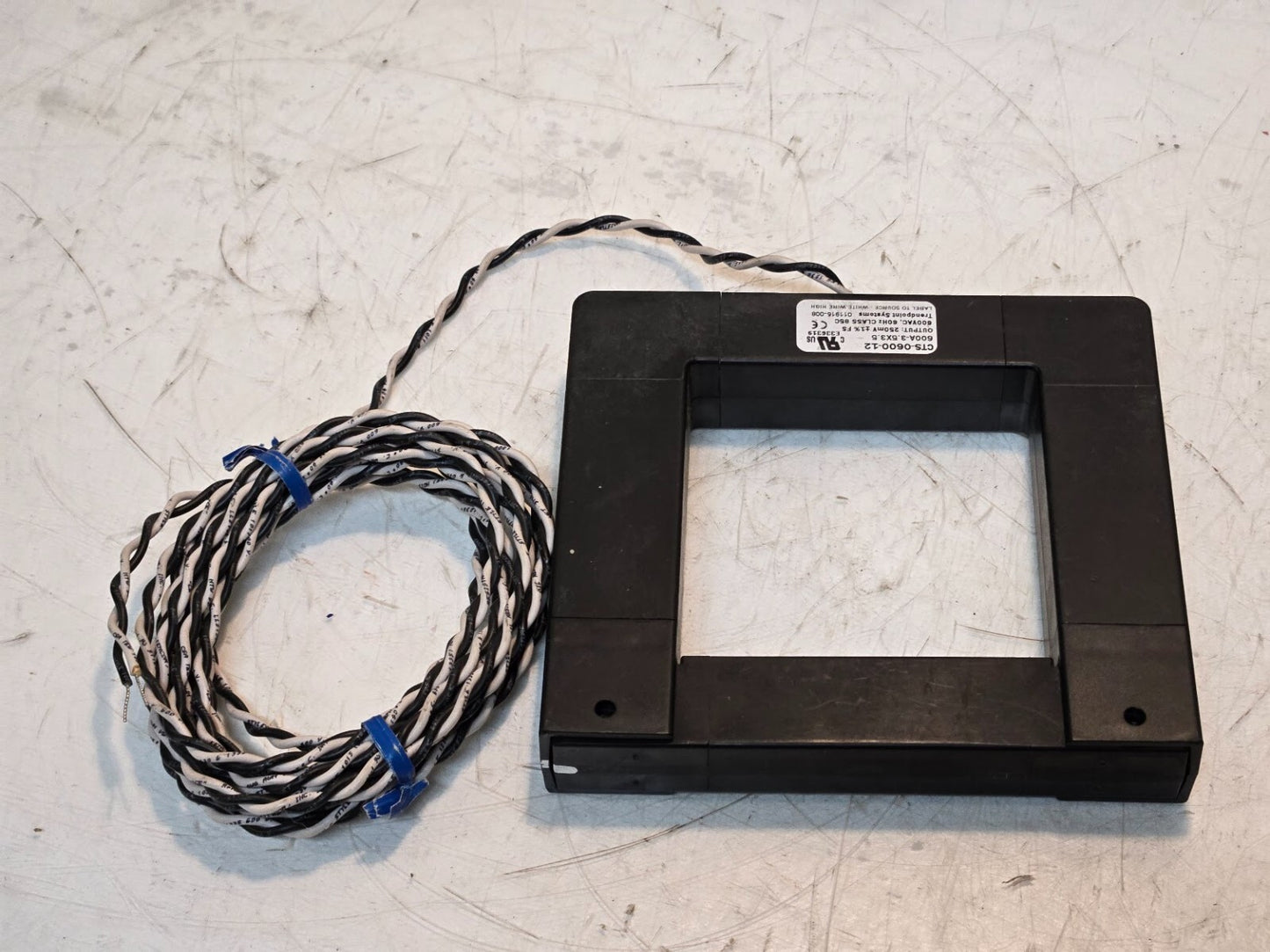 CTS-0600-12 Split Core Transformer | 600A-3.5x3.5 | 250mV Output | 600VAC 60Hz