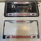 2 Quantity of Arkansas Razorbacks Chrome Metal License Frames FC360104 (2 Qty)