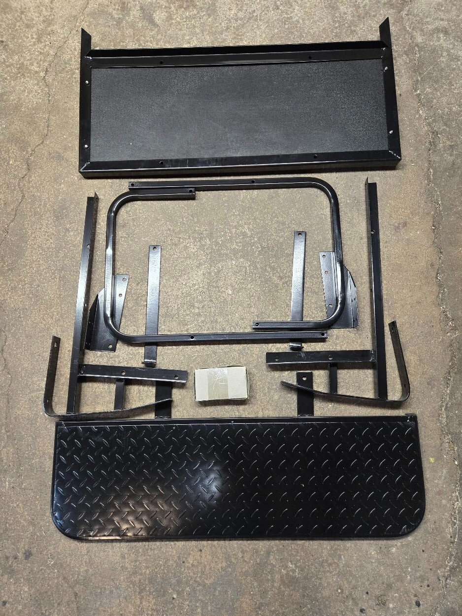 RHOX Seat-711 for E-Z-Go TXT Golf Cart | Steel Flip Seat | Pictured Items Only