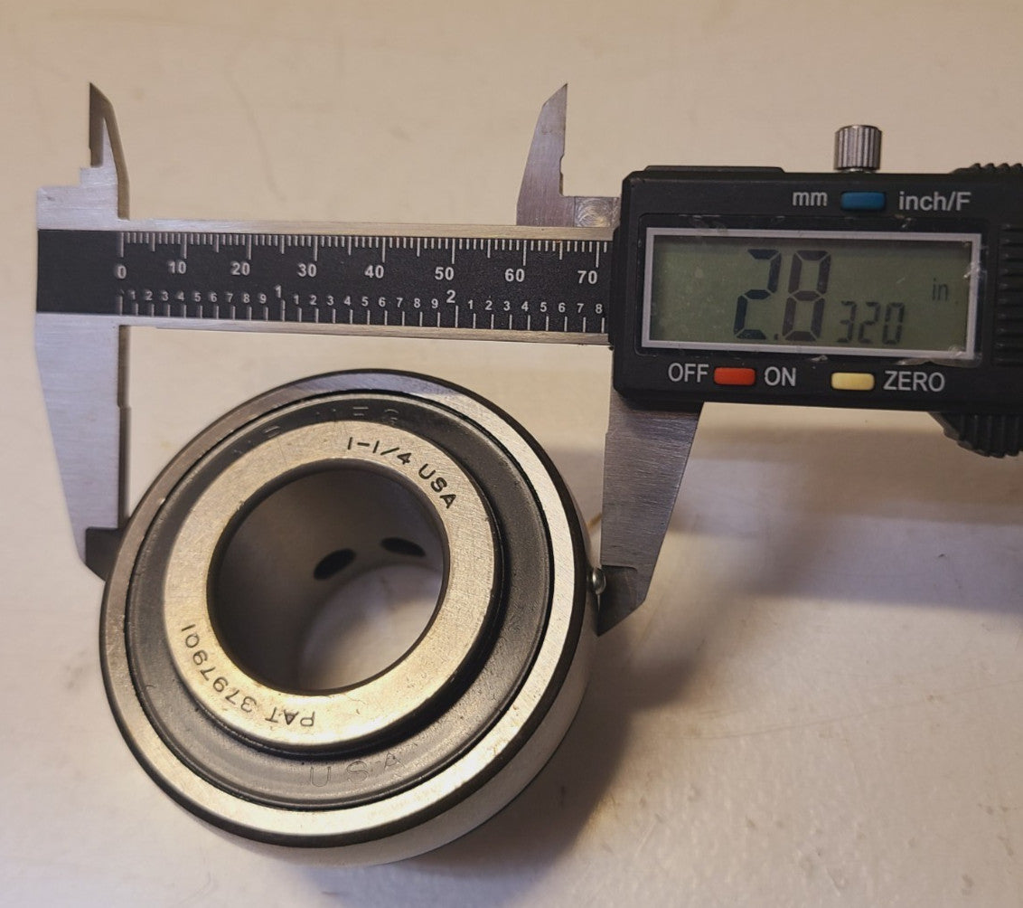 MFG Ball Insert Type Bearing PAT 3797901 | 1-1/4"