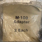 8 Quantity of M-103 Adapters Fuel Pump Rail Adapter Fittings (8 Quantity)