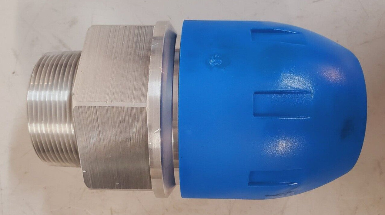 Fastpipe Threaded Male Adapter (Pipe x Male NPT) 2-1/4" x 2"